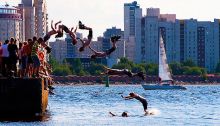 ВотерДжамп (WaterJump) в Питере 7 августа 2011